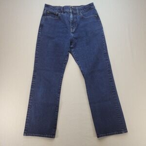 Madewell Straight Leg Jeans Womens 29 Petite Blue High Rise Dark Wash Denim